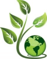 The Healing Leaves Logo reversed